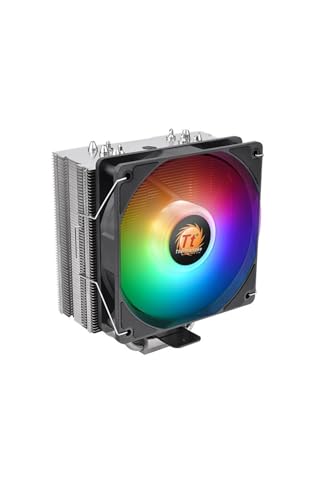 Thermaltake UX 210 ARGB | leiser 120-mm-PWM-Lüfter | für Intel und AMD Sockel | 5V adressierbar | grau/schwarz von Thermaltake