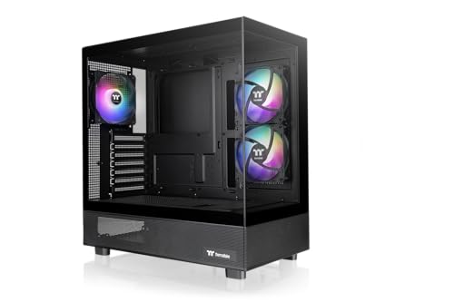 View 270 Plus TG ARGB | Mid Tower Chassis | Black von Thermaltake