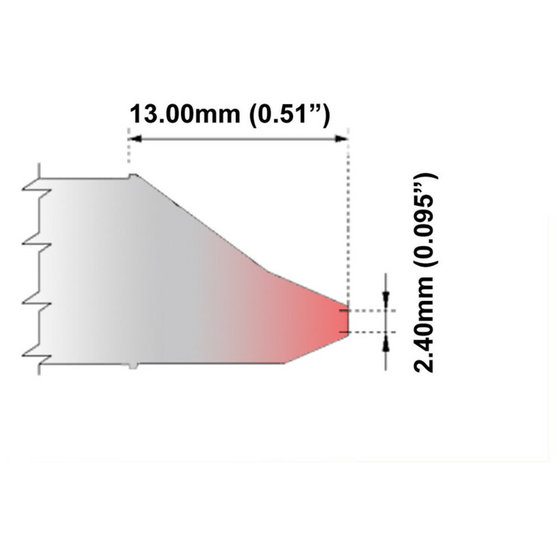 THERMALTRONICS® - Entlötspitze, Serie TDT, 2.40mm von Thermaltronics