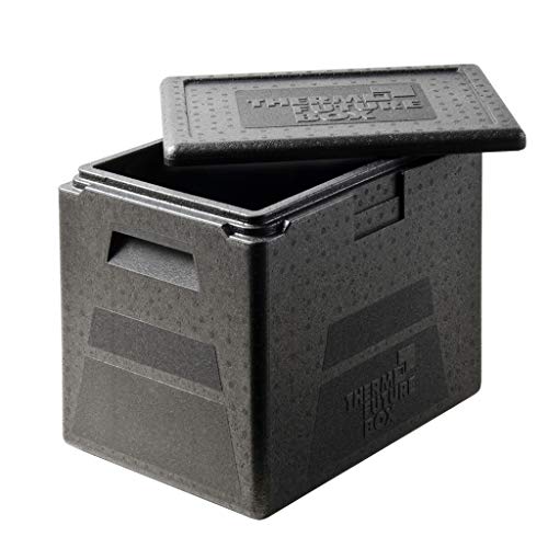 Thermo Future Box Thermobox Kühlbox, Transportbox Warmhaltebox und Isolierbox mit Deckel,25 Liter extra hohe T,Thermobox aus EPP (expandiertes Polypropylen) von Thermo Future Box
