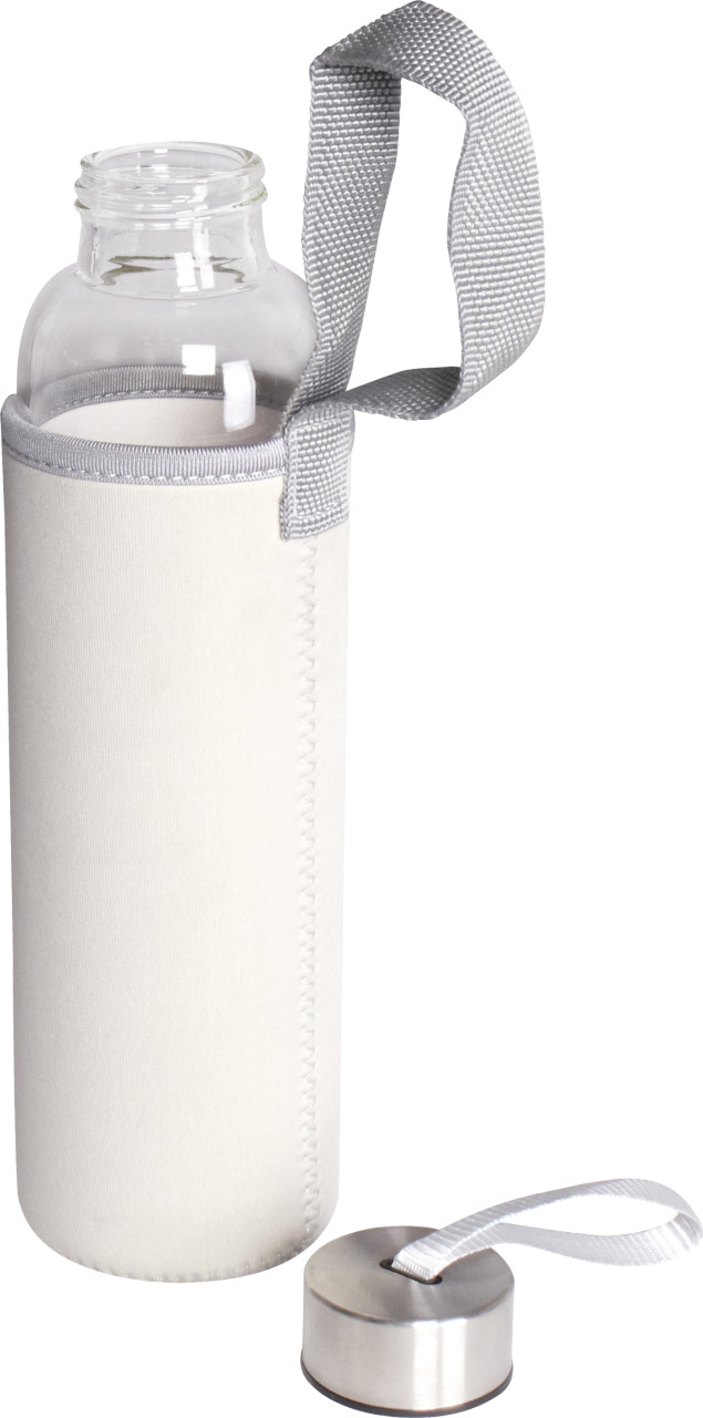 Thermo Rex Glastrinkflasche 500 ml grau von Thermo Rex