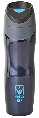 Thermobecher Kaffee to Go | Isolierbecher 450ml | Druckknopf-System | Ideale Trinkflasche für unterwegs | Trinkbecher Auslaufsicher für Erwachsene von Thermo Rex
