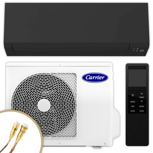 Carrier Split Klimaanlage | High Line | 3,5 kW | Mattschwarz | Quick Connect von ThermoFlux
