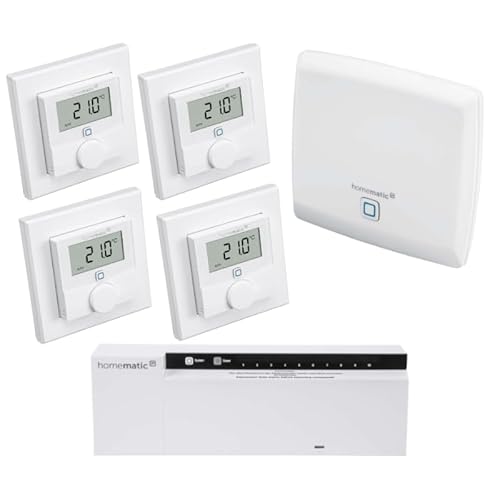 Homematic IP by ThermoFLUX Set Steuerung Fußbodenheizung - 10-fach | HmIP-EK-3 von ThermoFlux