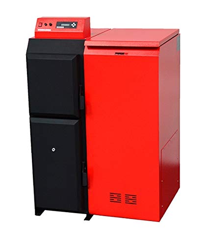 ThermoFlux Pelletkessel | Pelling 35 ECO | 35kW | 151kg Behälter rechts von ThermoFlux