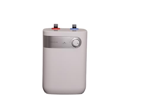 Thermoflow DS 5U Untertischspeicher druckfest | Warmwasserboiler 5 L Speichervolumen | Elektro-Warmwasserboiler G 1/2" Anschluss | 30-65 °C | 65 °C in 14 min [Energieklasse B] von Thermoflow