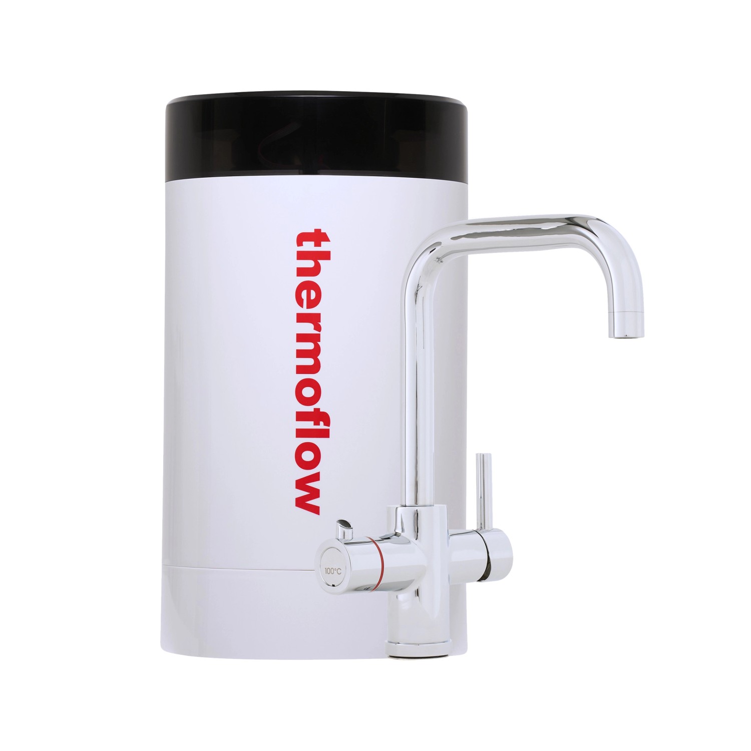 Thermoflow Kochendwasser-Armatur THERMOFLOW100E mit eckigem Auslauf von Thermoflow
