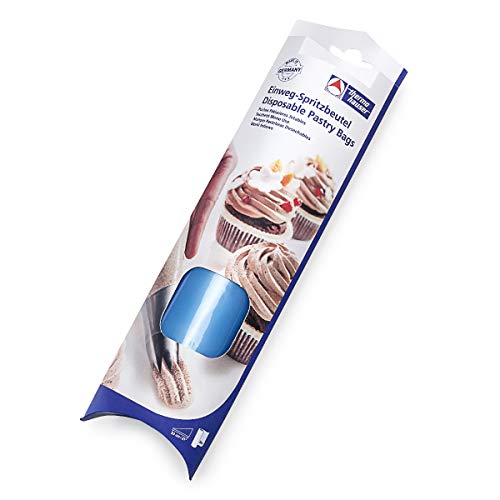 Einweg-Spritzbeutel (Kunststoff PE), Maximum Grip blau, 26 Stck., 53,0x27,5x0,0075 cm von Thermohauser