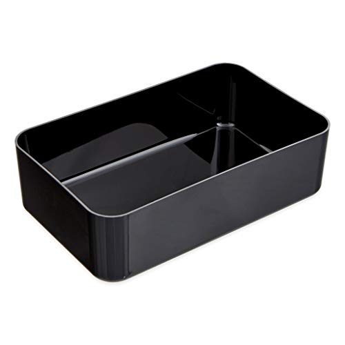 thermohauser Auslageschale aus Kunststoff SAN, 30,0x19,0x9,0 cm, Schwarz von Thermohauser