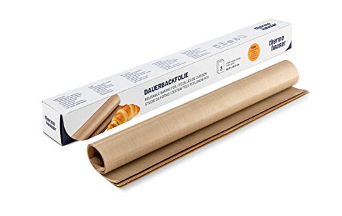 Thermohauser - Dauerbackfolien 3er Set - 60 x 40 cm - Wiederverwendbare Backfolie - Einfache Reinigung, 8300055714 Thermohauser - Dauerbackfolien 3er Set - 60 x 40 cm - Wiederverwendbare Backfolie - Einfache Reinigung, 8300055714 von Thermohauser