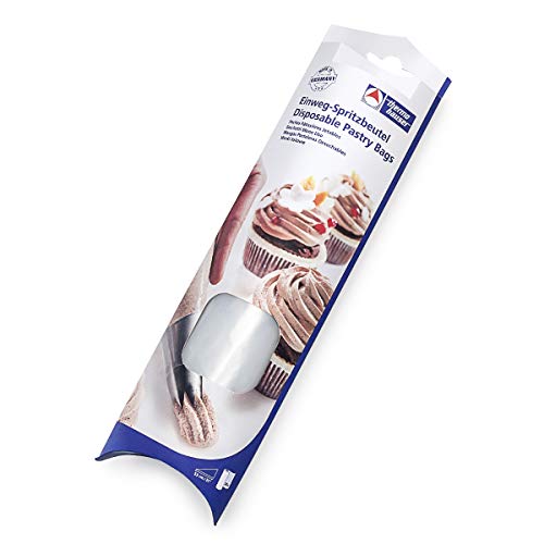 thermohauser Einweg-Spritzbeutel (Kunststoff PE), Maximum Grip, transparent, 26 Stück., 53,0x27,5x0,0075 cm von Thermohauser