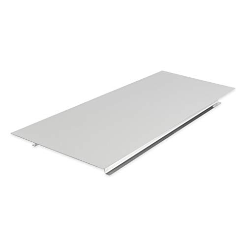 thermohauser Tortenplatte (Stahl rostfrei), rechteckig, 39,5x16,0x3,0 cm, poliert, mit Fußleiste von Thermohauser