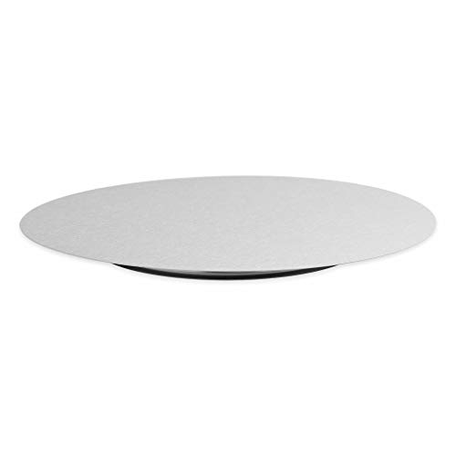 thermohauser Tortenplatte (Stahl rostfrei), rund, Durchmesser 31,0x3,0 cm, matt, mit breitem Fuß von Thermohauser