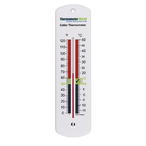 Bier- und Weinkellerthermometer - Ideal zur Überwachung der Bier- oder Weintemperatur von Thermometer World