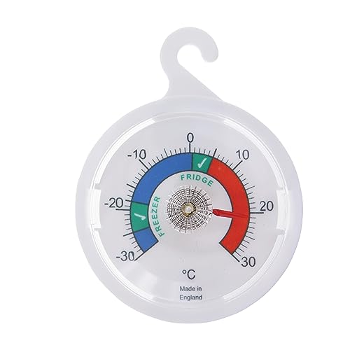 Gefrierschrank/Kühlschrank Thermometer 65 mm Zifferblatt, farbkodiert Zonen. Ideal für Zuhause, Cafés, Restaurants, Bars, Cafés von Thermometer World