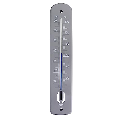 Großes Außenthermometer - 380mm Gartenthermometer Outdoor für den Einsatz in Garten Gewächshaus Terrasse Sonne Terrasse Schuppen Schrebergärten Wand Klassisches Thermometer Innen Außen von Thermometer World