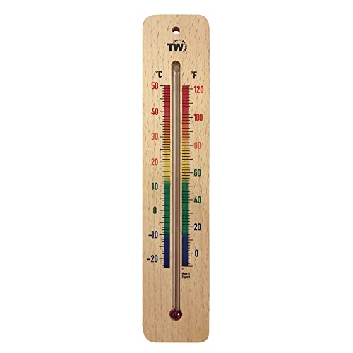 Profi Wandthermometer 200mm Kunststoff Wand Thermometer ablesbar 