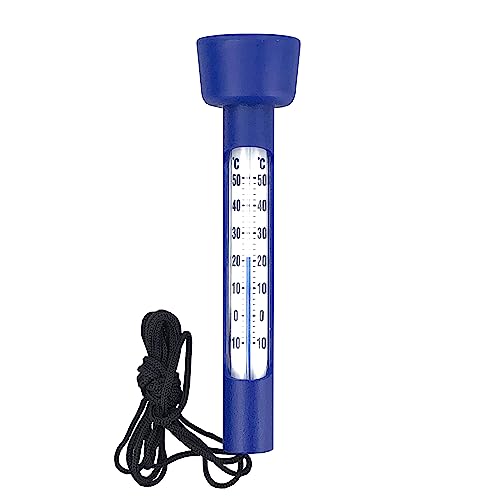 Pool Thermometer Wassertemperatur Thermometer Schwimmend Analog Leicht abzulesen Wasserthermometer für Spa Pool Whirlpool Zubehör Wild Schwimmen Thermometer von Thermometer World