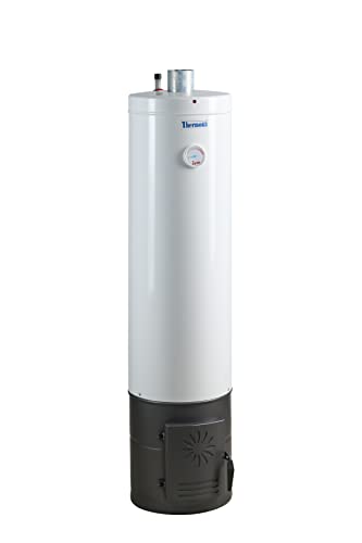 Badeofen IVA E – 150 Liter Warmwasserboiler mit Holzfeuerung – emaillierter Speicher – 6 bar – mit Dämmung – Ø 490 mm – für Brauchwasser – Heizleistung ca. 24,6 kW von Thermona