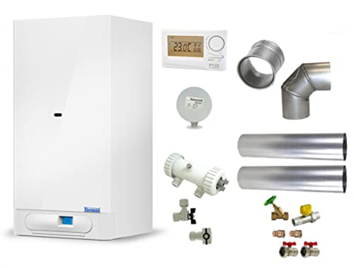 Thermona Gastherme - Komplettpaket | Heizwerttherme & Kombitherme | 20 kW | Therm 20 CXE.AA | Propan | Heizung Heiztherme von Thermona