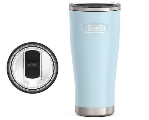ICON SERIES BY THERMOS Stainless Steel Cold Tumbler with Slide Lock, 24 Ounce, Glacier von Thermos
