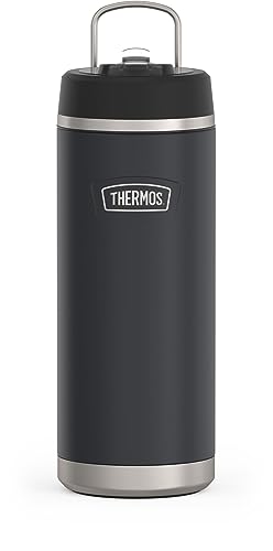 ICON SERIES BY THERMOS Stainless Steel Water Bottle with Straw Lid, 32 Ounce, Granite von Thermos