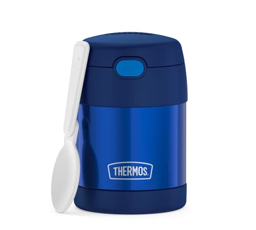 RMOVR THERMOS kids FUNTAINER FOOD JAR 0,30l, navy, Thermobehälter für Essen mit Löffel für Kinder, 5 h heiß / 7 h kalt, absolut dicht für Suppe, Müsli, Pause von Thermos