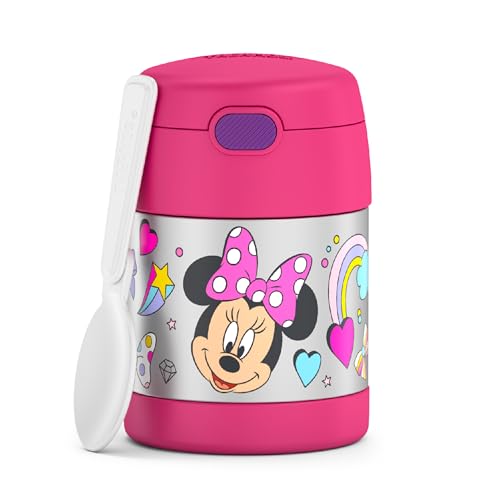 THERMOS FUNTAINER Isoliertes Lebensmittelglas, 284 ml, kinderfreundlicher Lebensmittelbehälter mit faltbarem Löffel, Vorschule Minnie THERMOS FUNTAINER Isoliertes Lebensmittelglas, 284 ml, kinderfreundlicher Lebensmittelbehälter mit faltbarem Löffel, Vorschule Minnie von Thermos