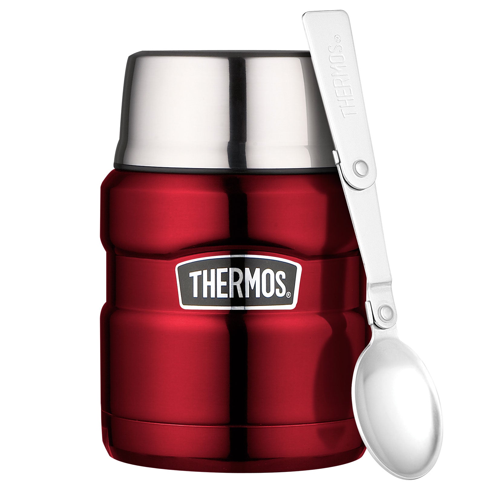 THERMOS Food Container King 0,47 L Thermo Behälter Isolierbehälter Essenbehälter-Cranberry von Thermos