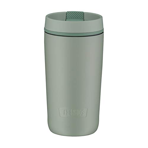 Thermos GUARDIAN MUG 0,35 l, matcha green, Isolier-Trinkbecher aus Edelstahl mit Pulverbeschichtung, Edelstahlbecher, Coffee to go Becher, einfaches Handling, absolut dicht, spülmaschinenfest von Thermos