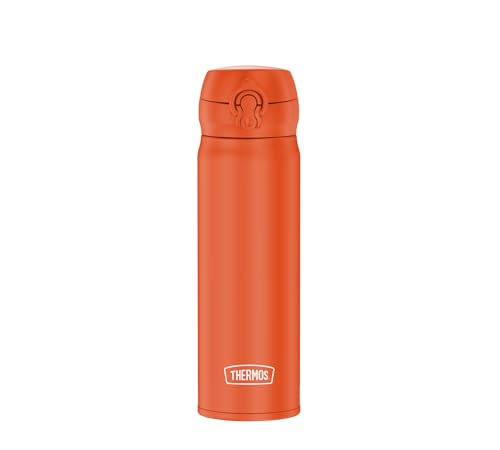 THERMOS ULTRALIGHT BOTTLE 0,50l, glowing orange mat, Thermosflasche aus Edelstahl, 10 heiß / 20 h kalt, absolut dicht für Wasser, Tee, stille Getränke THERMOS ULTRALIGHT BOTTLE 0,50l, glowing orange mat, Thermosflasche aus Edelstahl, 10 heiß / 20 h kalt, absolut dicht für Wasser, Tee, stille Getränke von Thermos