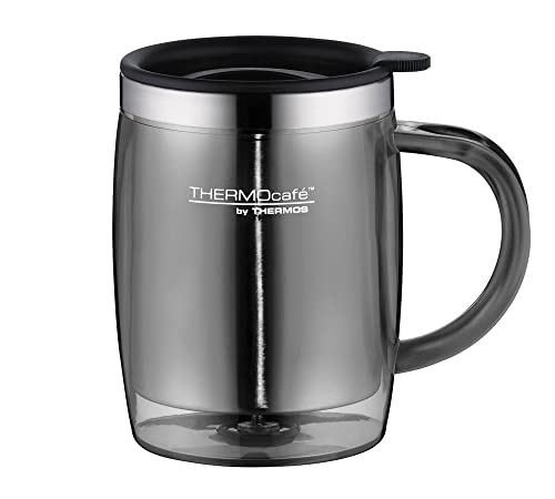 TC DESKTOP CUP 0,35l, grey, Isoliertasse aus Edelstahl und Kunststoff, hält länger heiß oder kalt mit Decke, schwappsicher, für Büro,Camping, byTHERMOS, Bürotasse, passt unter Kaffeeautomat TC DESKTOP CUP 0,35l, grey, Isoliertasse aus Edelstahl und Kunststoff, hält länger heiß oder kalt mit Decke, schwappsicher, für Büro,Camping, byTHERMOS, Bürotasse, passt unter Kaffeeautomat von THERMOcafé by THERMOS