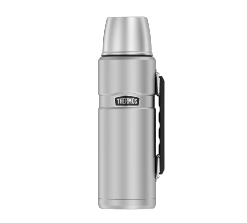 Thermos 4003.205.120 Isolierflasche Stainless King, 1,2 L, Edelstahl mattiert von Thermos