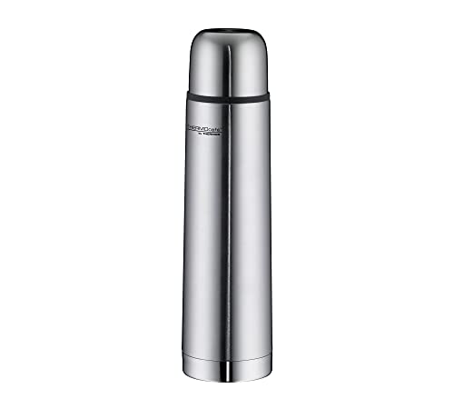 TC BEVERAGE BOTTLE 0,70l, steel mat, Thermosflasche aus Edelstahl, 12 h heiß / 24 h kalt, absolut dicht mit Drehverschluss und Becher, für Uni, Schule, Büro, Reisen, by THERMOS, Isolierflasche von Thermos