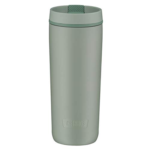 Thermos GUARDIAN MUG 0,50 l, matcha green, Isolier-Trinkbecher aus Edelstahl mit Pulverbeschichtung, Edelstahlbecher, Coffee to go Becher, einfaches Handling, absolut dicht, spülmaschinenfest von Thermos