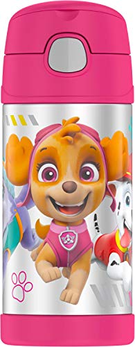 Thermos F4015PPG6 F4016VI6 Funtainer Trinkflasche, 340 ml, Violett 12 Ounce Paw Patrol Pink, Edelstahl, 355 milliliters von Thermos