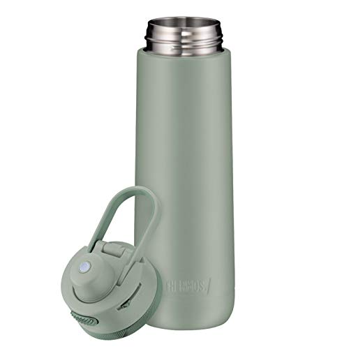 THERMOS GUARDIAN BOTTLE 0,70 l, matcha green mat, Thermosflasche aus Edelstahl mit Pulverbeschichtung, 18 h kalt, absolut dicht für Wasser, Tee, stille Getränke, mit Tragegriff und Hydration Tracker von Thermos