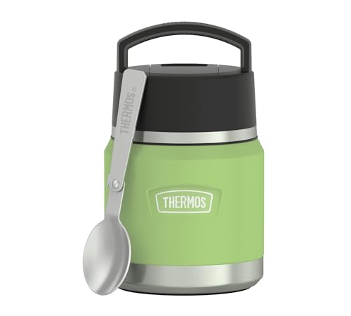 Thermos ICON Kids Thermobehälter für Essen 0,35l, grün, lime, Edelstahl, absolut dicht, hält Speisen 12h heiß & 16h kalt, mit klappbarem Löffel, BPA-frei Thermos ICON Kids Thermobehälter für Essen 0,35l, grün, lime, Edelstahl, absolut dicht, hält Speisen 12h heiß & 16h kalt, mit klappbarem Löffel, BPA-frei von Thermos