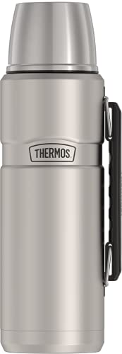 Thermos King 40 Ounce Beverage Bottle, Stainless Steel, 18/8 SK2010STTRI4 Edelstahl von Thermos