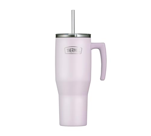 Thermos REFRESHING SERIES Isolier-Trinkbecher 1,1l lavendel matt, Tumbler mit Strohhalm und Griff für unterwegs, Arbeit oder zu Hause, geschmacksneutraler doppelwandiger Edelstahl Thermos REFRESHING SERIES Isolier-Trinkbecher 1,1l lavendel matt, Tumbler mit Strohhalm und Griff für unterwegs, Arbeit oder zu Hause, geschmacksneutraler doppelwandiger Edelstahl von Thermos