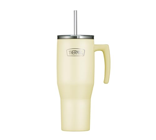 THERMOS REFRESHING SERIES Isolier-Trinkbecher 1,1l vanilla matt, Tumbler mit Strohhalm und Griff für unterwegs, Arbeit oder zu Hause, geschmacksneutraler doppelwandiger Edelstahl THERMOS REFRESHING SERIES Isolier-Trinkbecher 1,1l vanilla matt, Tumbler mit Strohhalm und Griff für unterwegs, Arbeit oder zu Hause, geschmacksneutraler doppelwandiger Edelstahl von Thermos