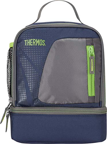 Thermos Radiance Lunch-Tasche mit 2 Fächern, Marineblau von Thermos