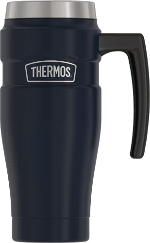 Thermos SK1000MDB4 Stainless King Travel Mug, 16 Ounce, Matte Blue von Thermos