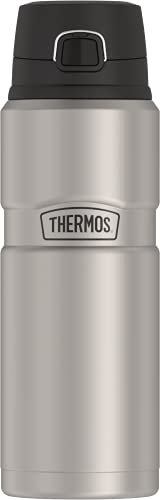 Thermos Stainless King 24 Ounce Drink Bottle, Matte Black, edelstahl, SK4000STTRI4 von Thermos