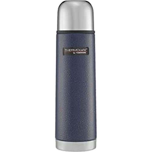 Thermos ThermoCafé Edelstahl-Fläschchen, in Hammertone-Blau, 1 l, Edelstahl, blau, 1 l von Thermos