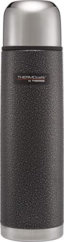 Thermos ThermoCafé Edelstahl-Fläschchen, in Hammertone-Blau, 1 l, grau, 1 l von Thermos