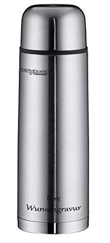 Thermos ThermoCafé by Isolierflasche Everyday (Edelstahl, mit Namensgravur, 0,7 L) von Thermos