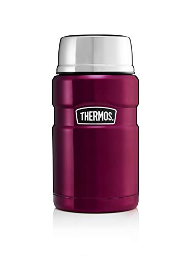 Thermos Thermosflasche aus Edelstahl, Himbeerfarben, 710 ml von Thermos