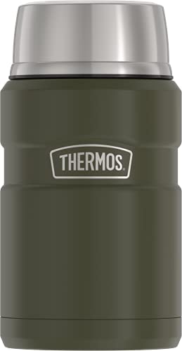 Thermos Vakuumisolierte Lebensmitteldose, Edelstahl, 680 ml, Armeegrün von Thermos