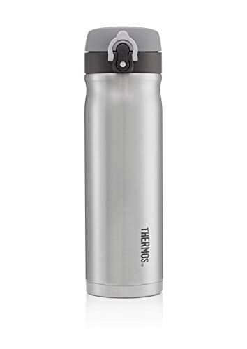 Thermos Direct Trinkflasche Edelstahl, grau, 500 ml von Thermos